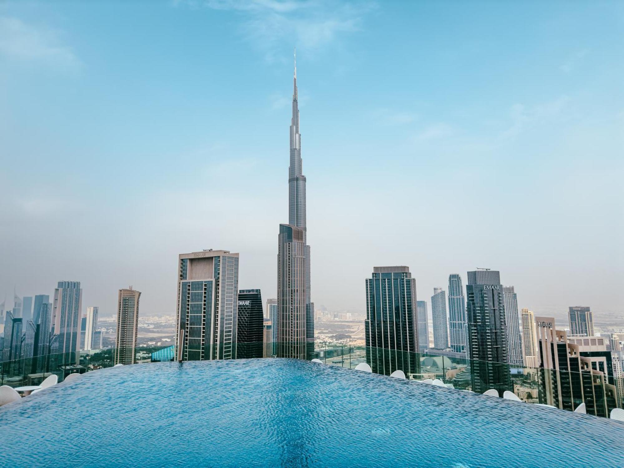Апартаменты Aliving Luxe 2Br With Burj Khalifa View Infinity Pool Midtown-4704 Дубай Экстерьер фото