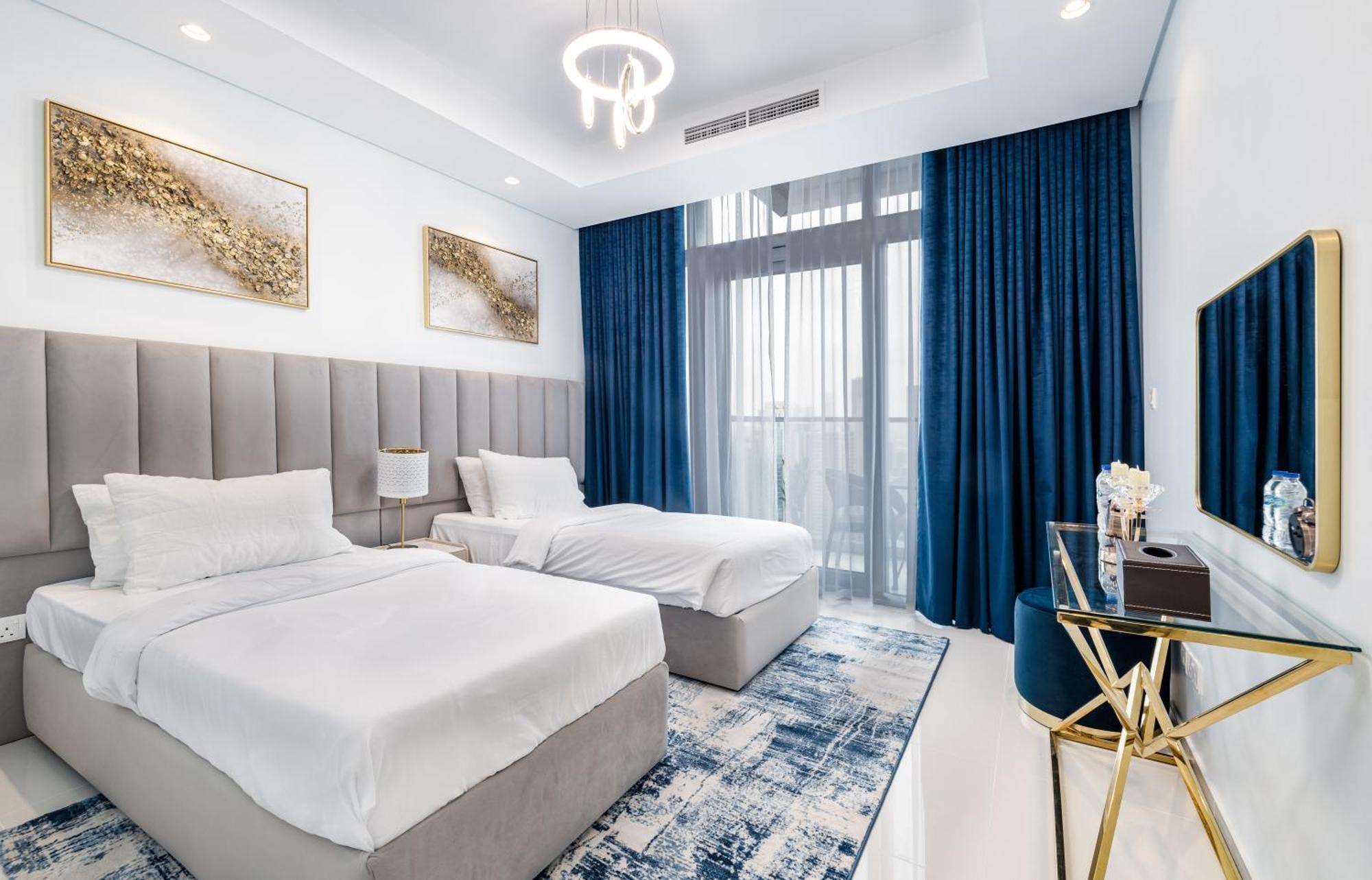 Апартаменты Aliving Luxe 2Br With Burj Khalifa View Infinity Pool Midtown-4704 Дубай Экстерьер фото