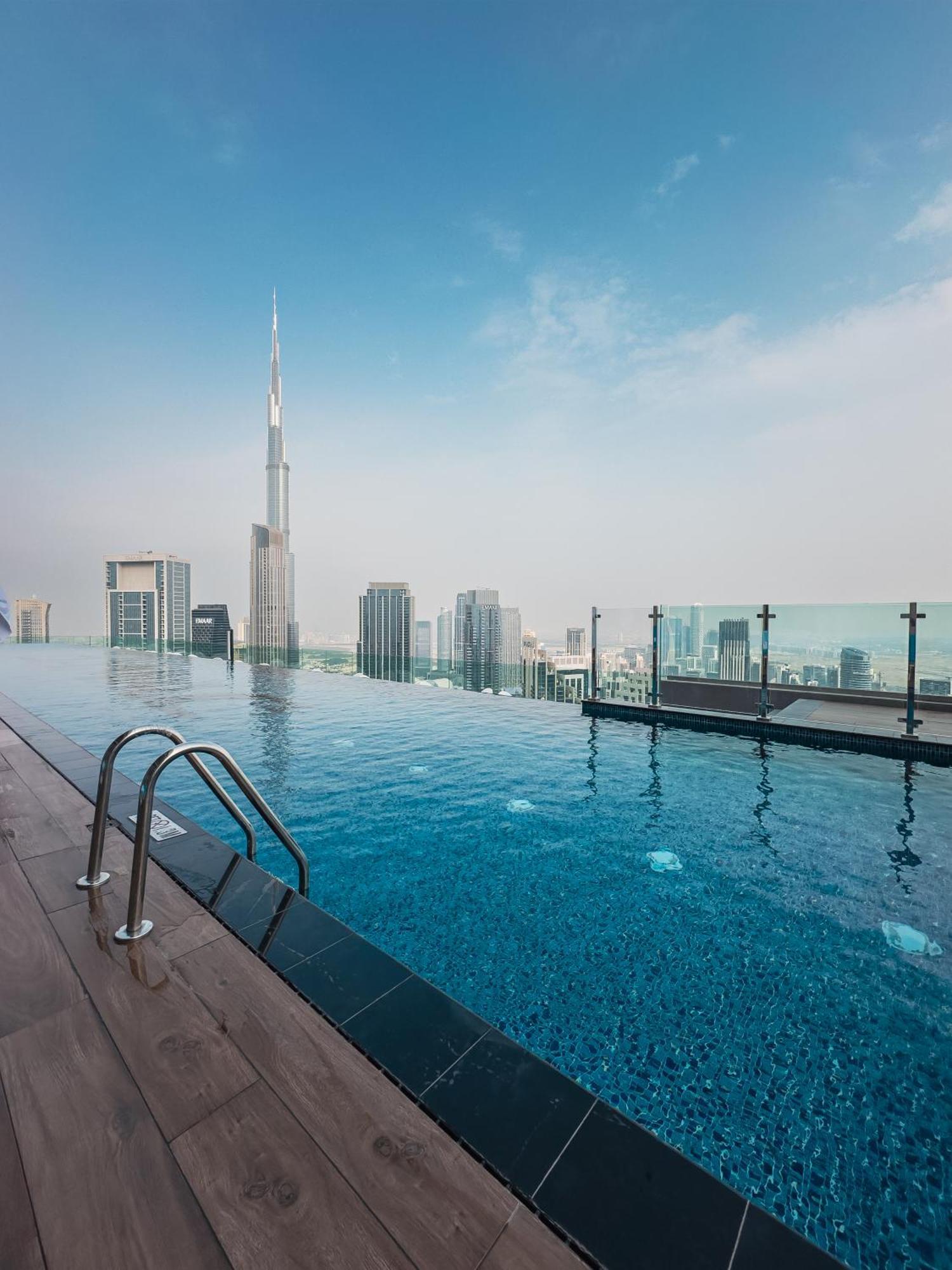 Апартаменты Aliving Luxe 2Br With Burj Khalifa View Infinity Pool Midtown-4704 Дубай Экстерьер фото