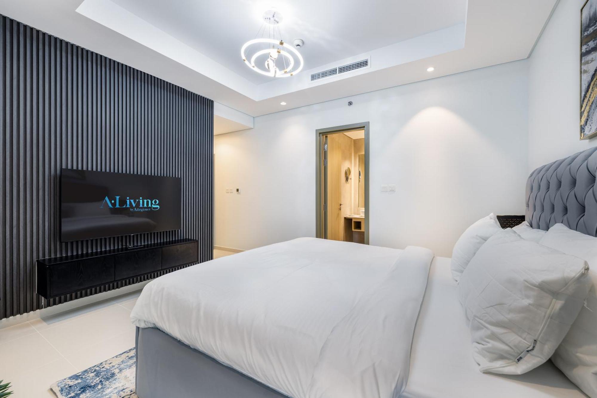 Апартаменты Aliving Luxe 2Br With Burj Khalifa View Infinity Pool Midtown-4704 Дубай Экстерьер фото